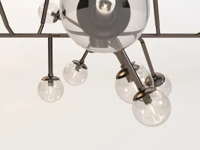 Dallas Chandelier 3D model