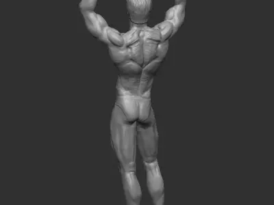Frank Zane bodybuilder 3D print model 3D print model
