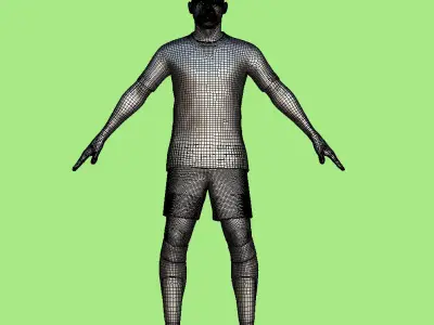 T-Pose David Alaba Real Madrid 23-24 3D model
