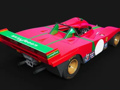 Ferrari 312 PB 3D model