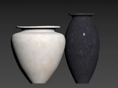 Kyoto Ceramic Vase 3D model