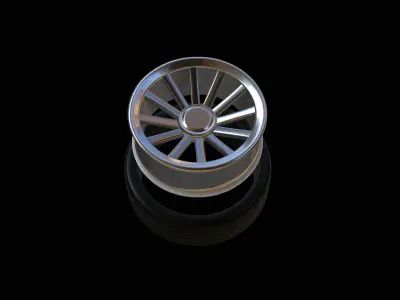 4 PACK WHEELS CUSTOM MODEL CAR RIMS WITH TIRE Free 3D print model