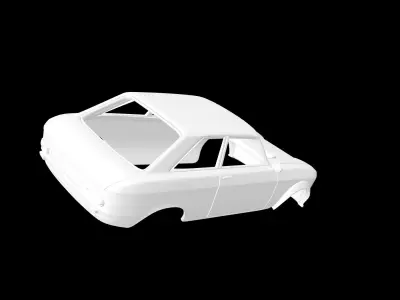 Peugeot 204 Coupe Rally 3D print model