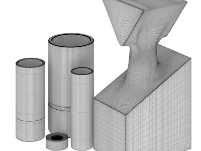 Luxury home decor accessories 3D model