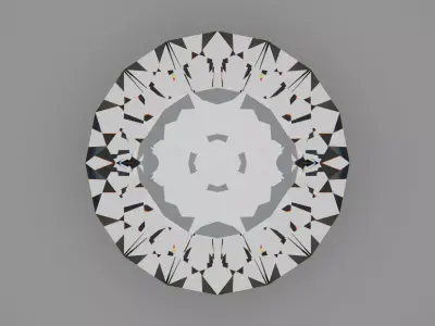 Diamond Low-poly 3D model