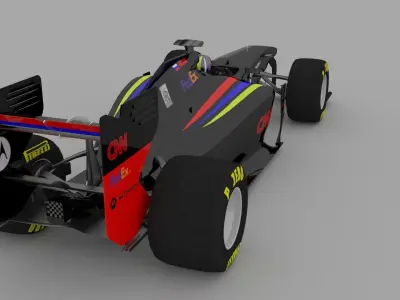 Formula one Super Sport car 3D model
