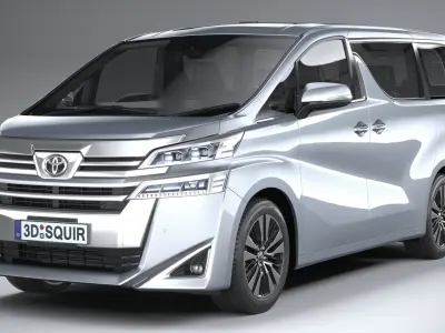 Toyota Vellfire base 2023 3D model