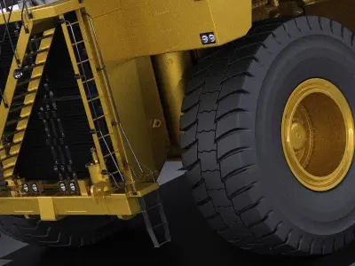 Haul Truck VRAY 3D model