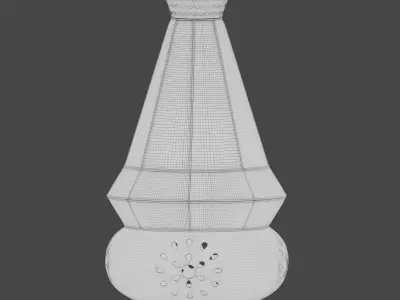 Intricate Arabic Lamp 3D model