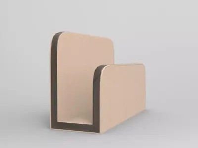Zumba Card Holder Low-poly 3D model