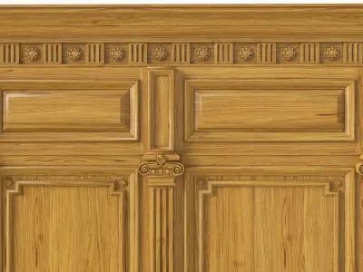 Wooden panel 03 05 3D model