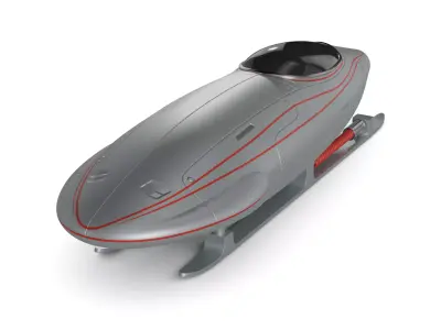 Bobsled 3D model