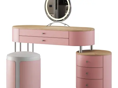 Coiffeuse Maxine 3D model