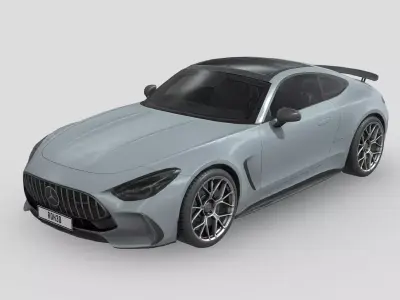 MercedesBenz AMG GT Coupe Low-poly 3D model