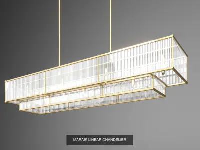 MARAIS CHANDELIER 3D Model Pack