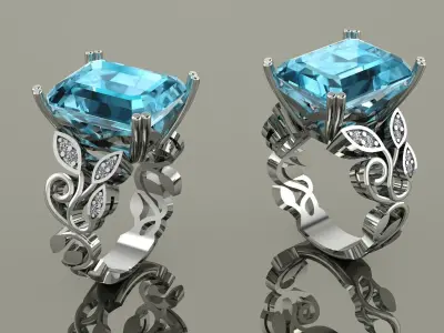 Ring Gold  3D print model