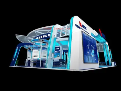 Exhibition - Area - 17X19-3DMAX2009-02 3D model