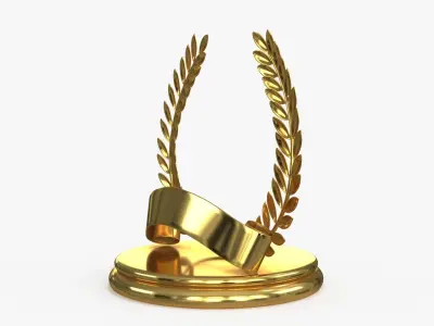 Award Trophy Collection  14 pieces Low-poly 3D model