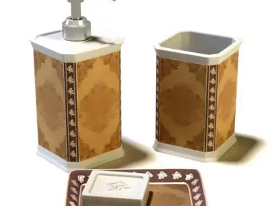 Bathroom Accessories 3D model