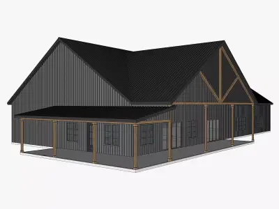 Barndominium House 099 -Archimple LLC 3D model