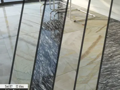 ABC Stone Set 3D model