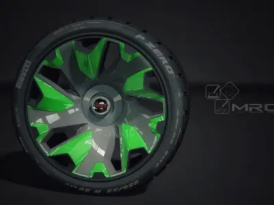 THE CORE RIM  Low-poly 3D model