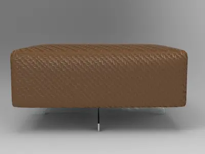 Glad Pouf Low-poly 3D model