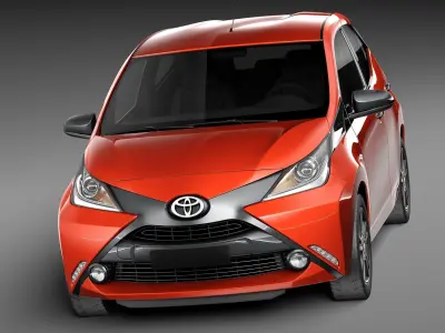 Toyota Aygo 2015 3D model