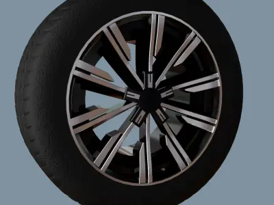 AS rims collection 2 - VW Tirano Low-poly 3D model