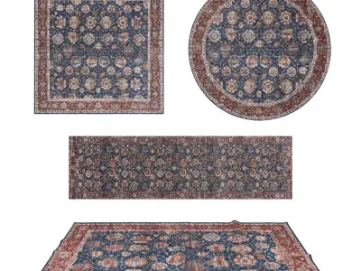Rugs No 807 Low-poly 3D model