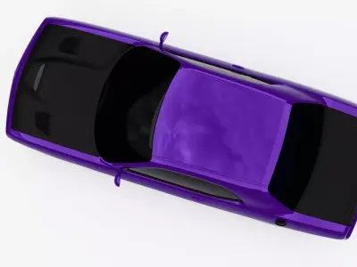 Dodge Challenger SRT Low-poly 3D model order
