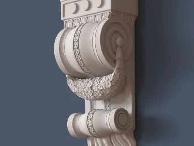 Decorative Corbel 3D model 14