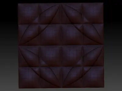 3D WALLPANEL 600MM x 600MM 3D model