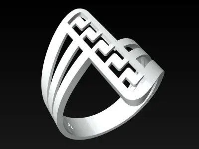 Ring SN584 Free 3D print model