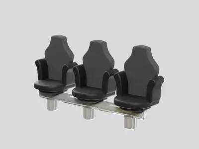 Stadium Seats Sports 3D model