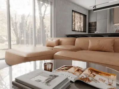 Apartment 4 Blender Scene  3D model