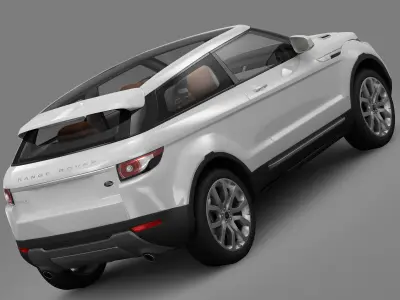 Range Rover Evoque Coupe 2011 3D model