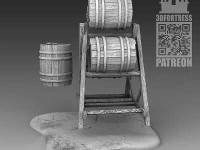 Barrels 3D print model