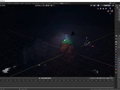  Fantasy Mountain Free 3D model