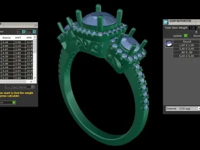 ring code 57 3D print model