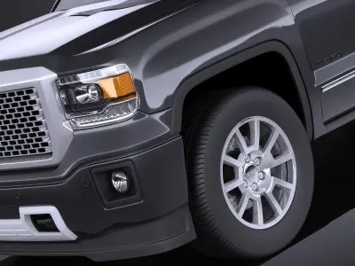 GMC Sierra 2014 Denali VRAY 3D model