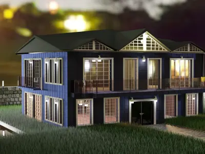 LUXURY HOUSE  Free 3D model