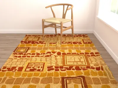 Rugs No 1019 Low-poly 3D model