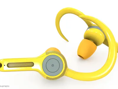 Sport Headphones 3D model