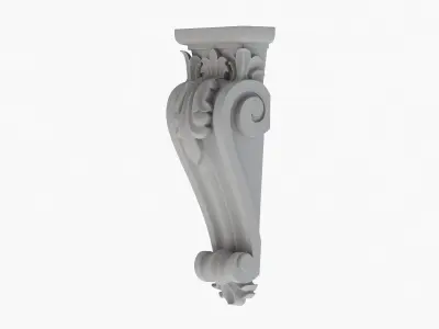 Scroll Corbel 62 3D model