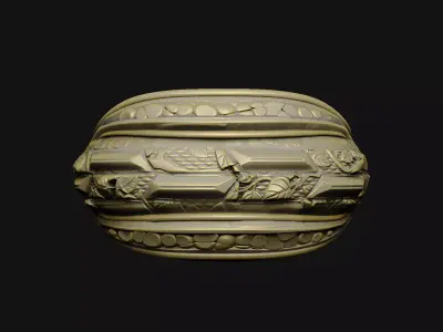 unique luxury rock shape basic nature wild life 3D print model