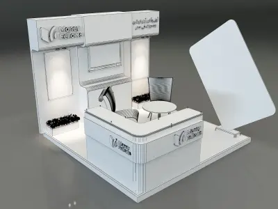 Booth Exhibition Stand a 652c  3D model