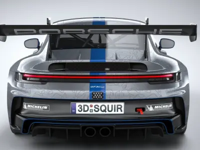 Porsche 911 GT3 Cup 2021 3D model