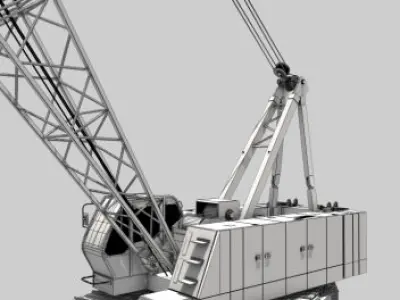 Yard Crane 3D model