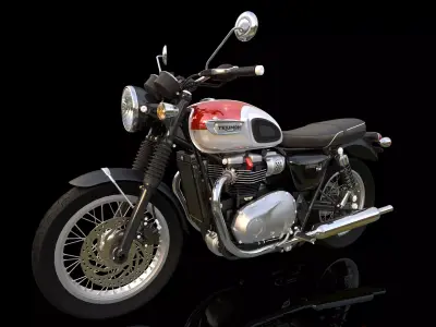 Triumph - 2009 Triumph T100 Bonneville 3D model